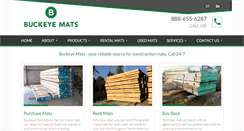 Desktop Screenshot of buckeyemats.com